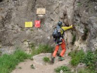 Einstieg Via Ferrata Monte Albano