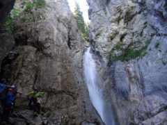 Klettersteig Rongg Wasserfall Gargellen