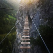 Seilbrücke Heidi Klettersteig - Bild: TVB Ramsau am Dachstein