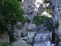 Klettersteig Rongg-Wasserfall