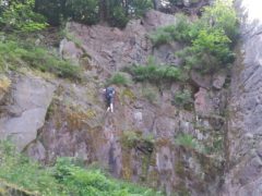 ernst hartwig klettersteig steinbruch am bocksberg - Bild: Tim Treubrodt