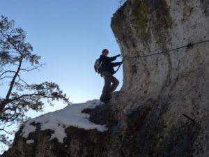 Winterklettersteig Höhenglücksteig