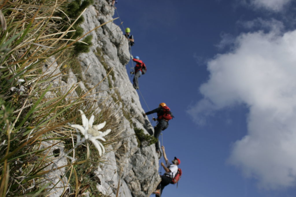 5 Gipfel Klettersteig - Bild © Hubert Moser