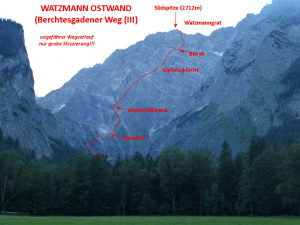 watzmann-ostwand-routenverlauf