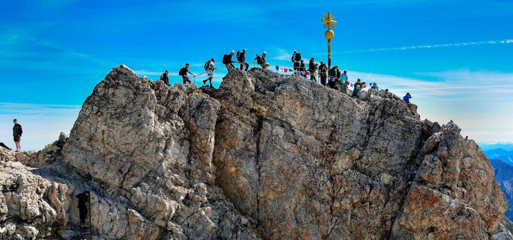 Auf die Zugspitze wandern