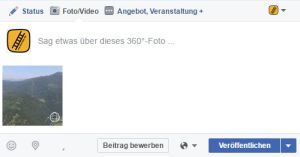 Facebook 360° Panorama Anzeige