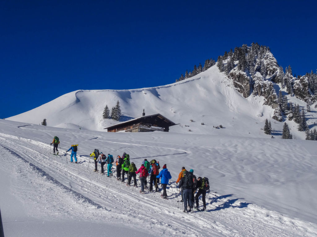 Schneeschuhtour in den bayerischen Voralpen