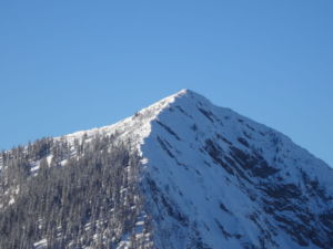 Berg im Schnee Winter