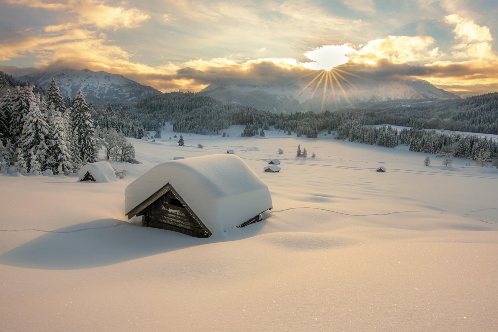 Winterwonderland am Geroldsee - Foto: Nicolai Brügger