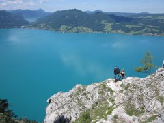 Klettersteig Mahdlgupf Attersee