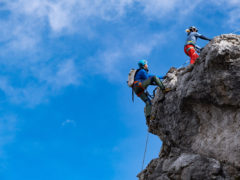 Beim Klettern auf die Seefelder Spitze - Seefeld (5)