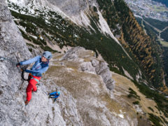 Kletterer beim Klettern auf die Seefelder Spitze - Seefeld (6)