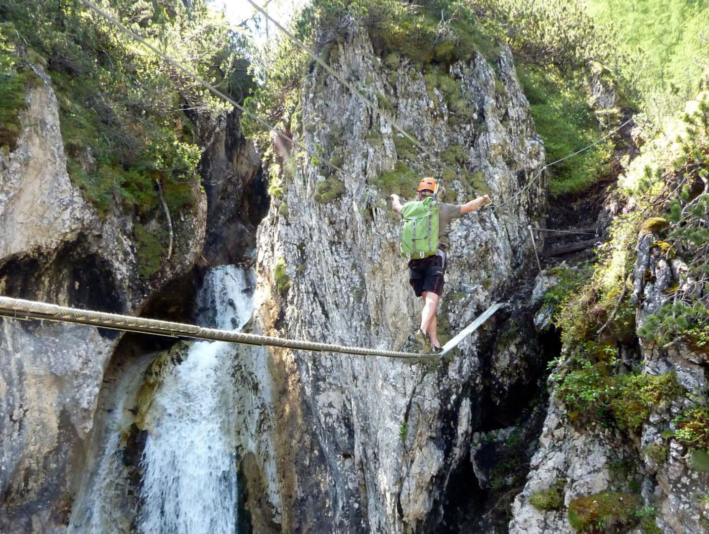 Klettersteig Verborgene Welt Osttirol; Quelle: TVB Osttirol - Bild: Löbl