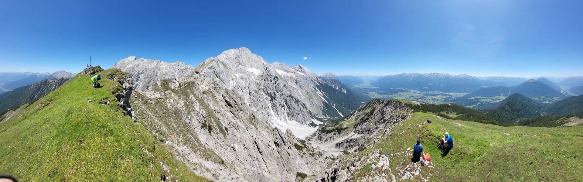 Panorama Wankspitze Gipfel