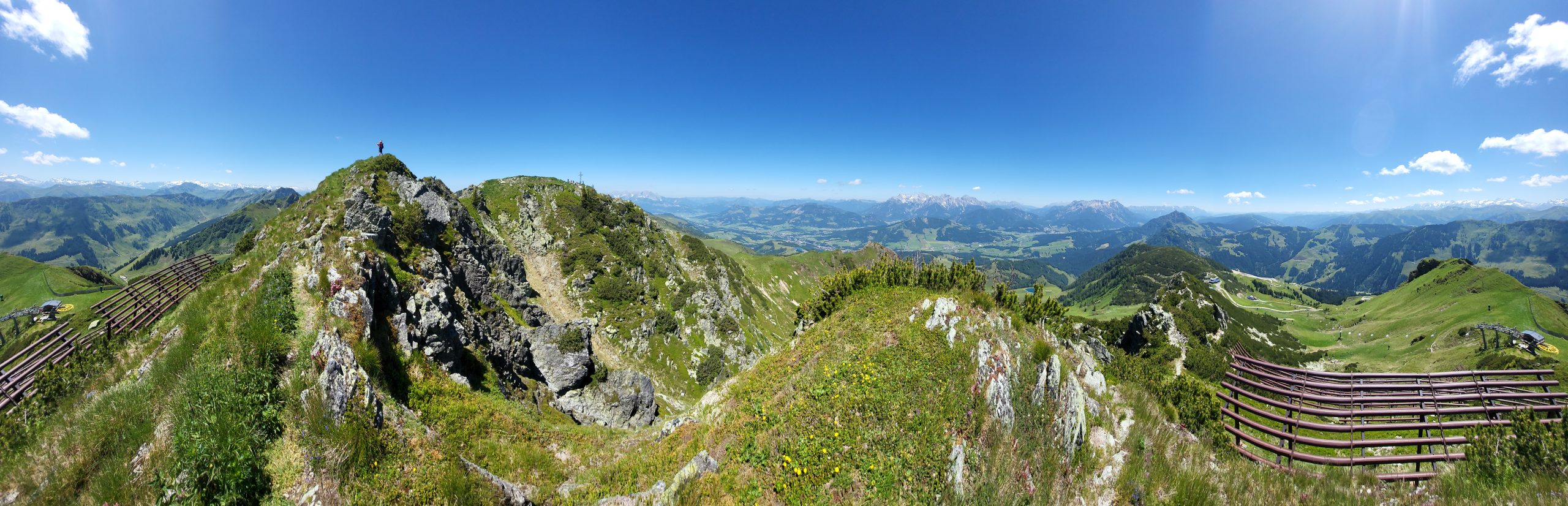 Panorama Klettersteig Henngrat