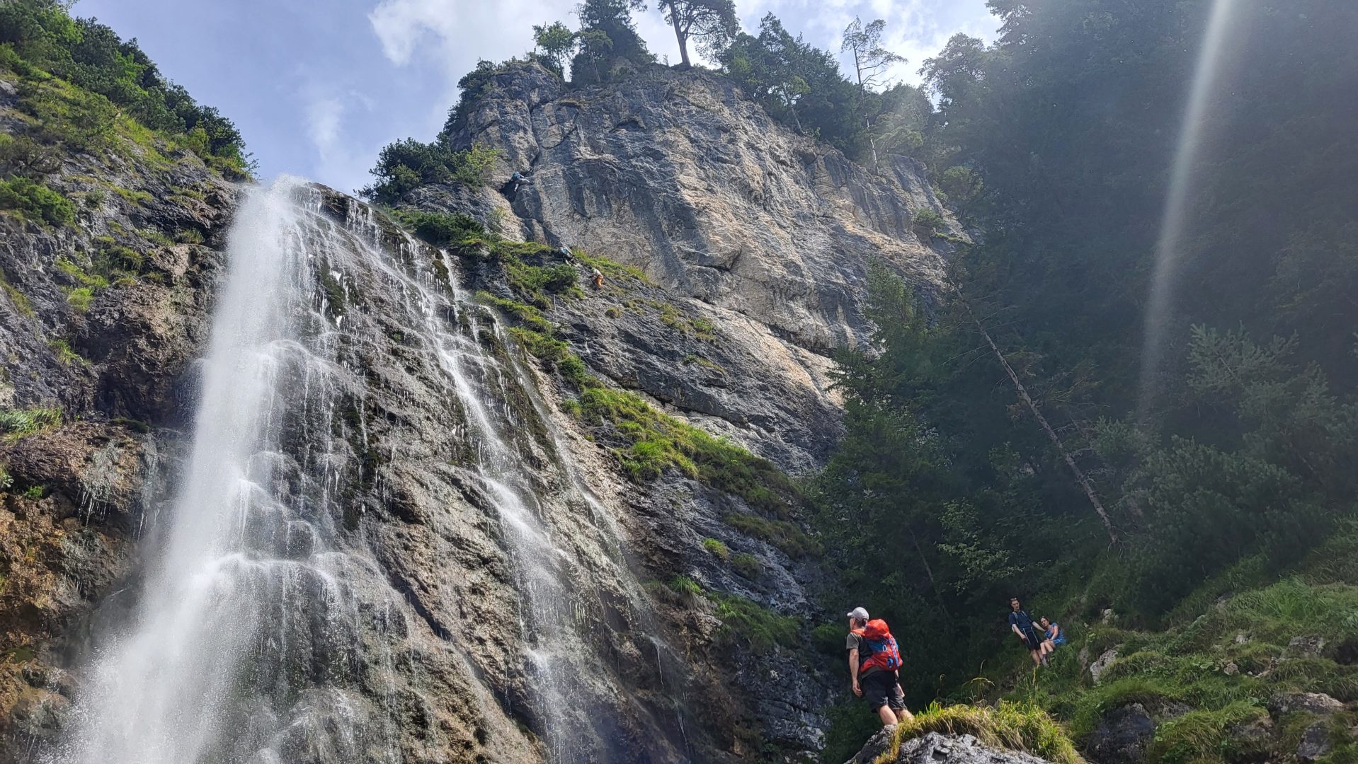 Klettersteig Dalfazer Wasserfall Achensee