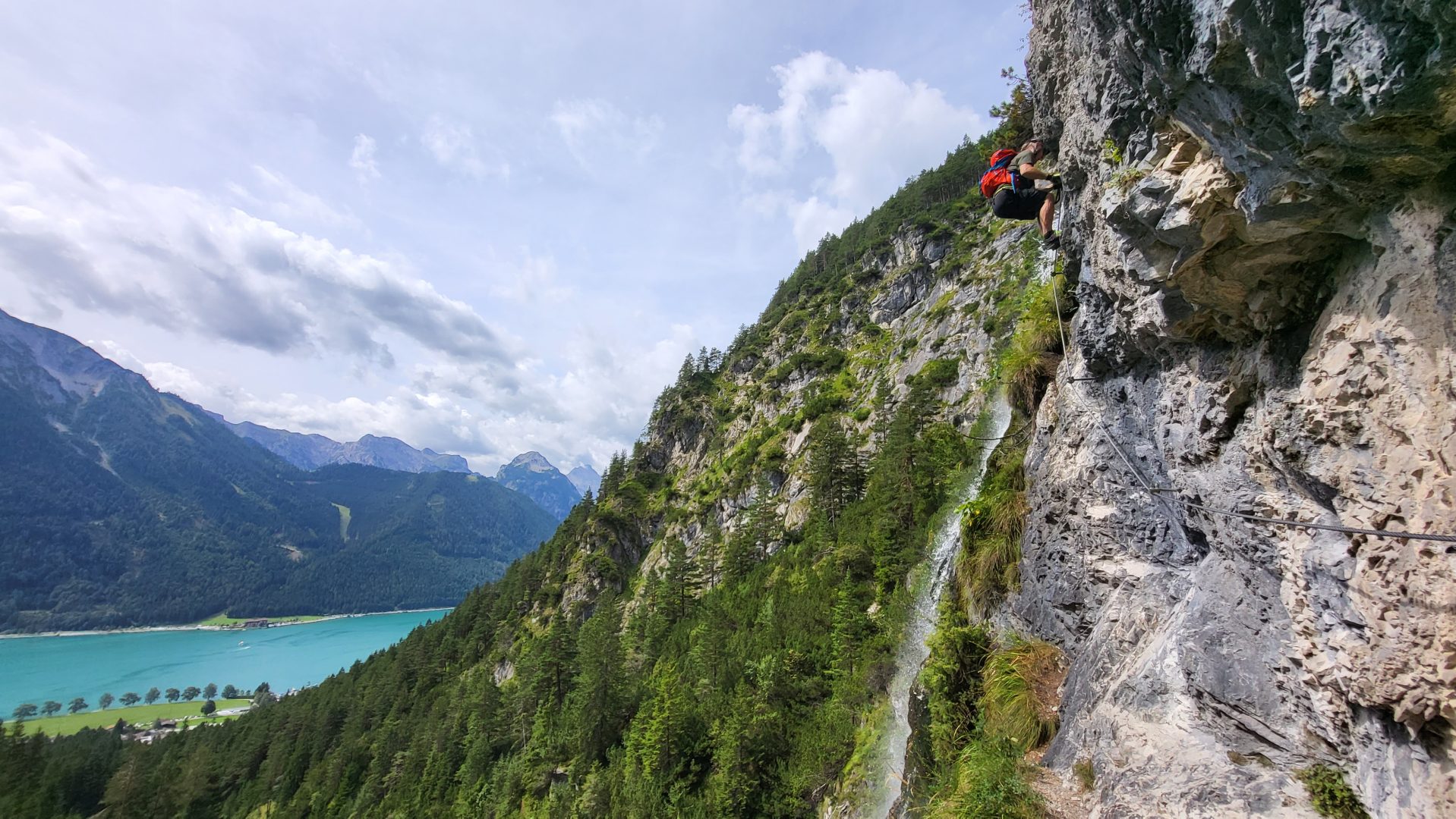 Klettersteig Dalfazer Wasserfall Achensee