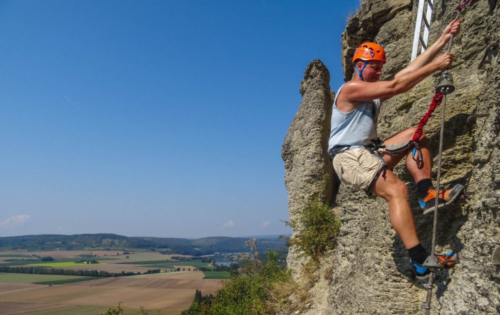 Lenzsteig Klettersteig Foto Karlstadt am Main