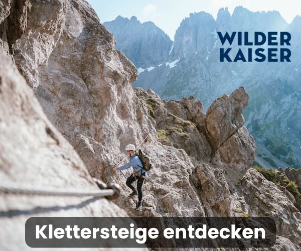 Urlaubsregion Wilder Kaiser Klettersteig Erlebnisse