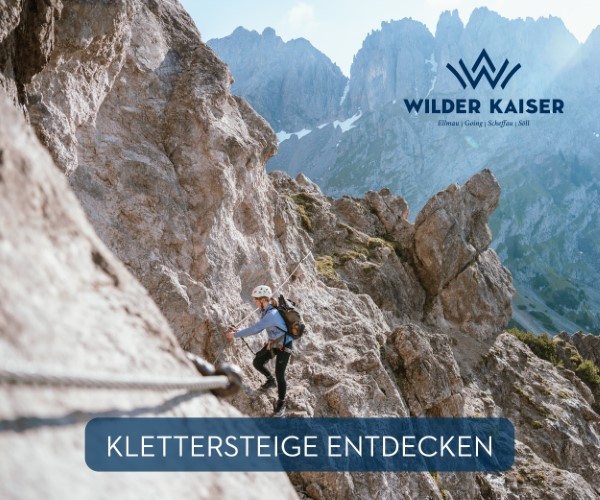 Urlaubsregion Wilder Kaiser Klettersteig Erlebnisse